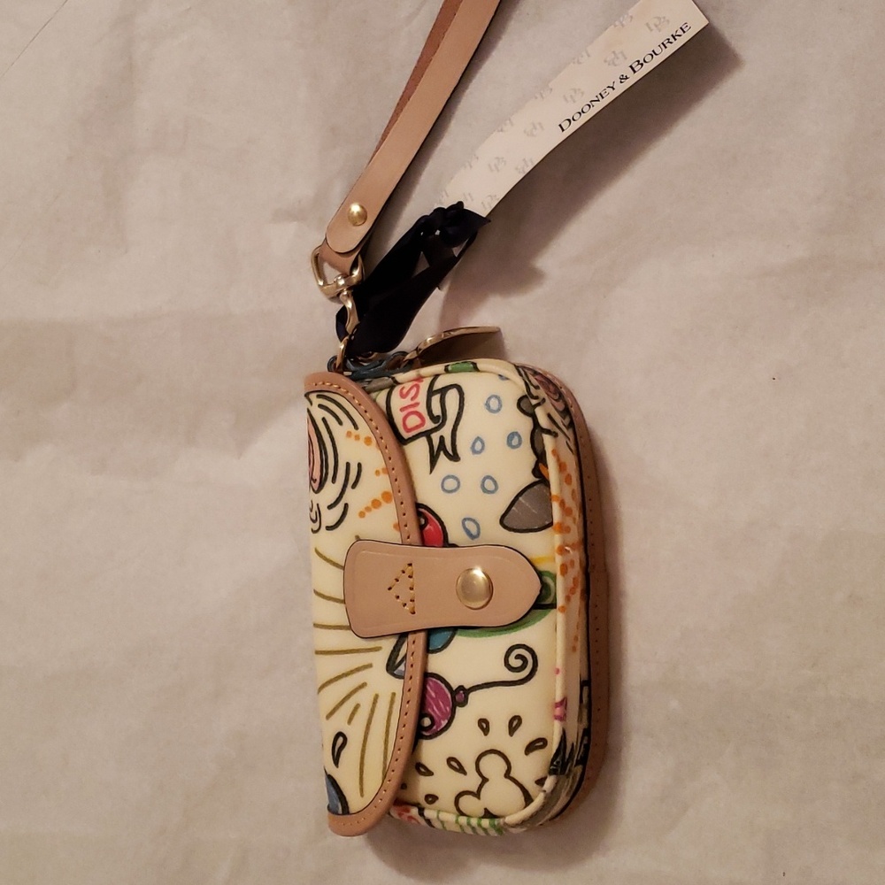 Dooney and Bourke Vintage Disney MM Flap Wristlet/Pouch with Tags